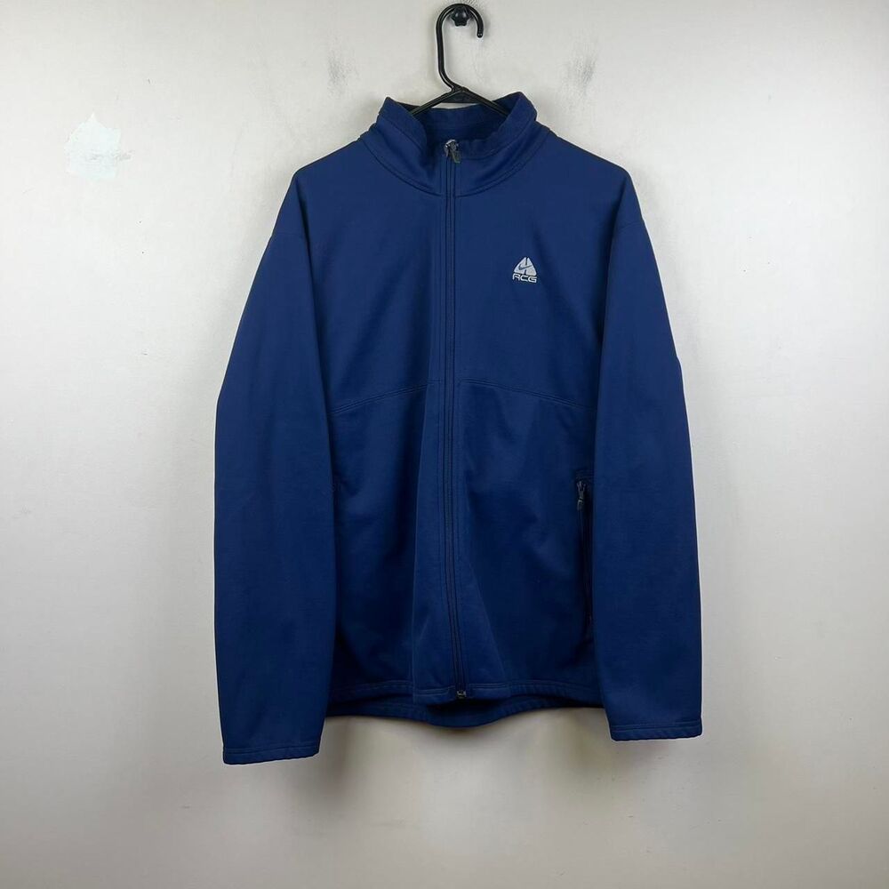 Nike ACG Blue Thermal Nylon  jacket Size XL